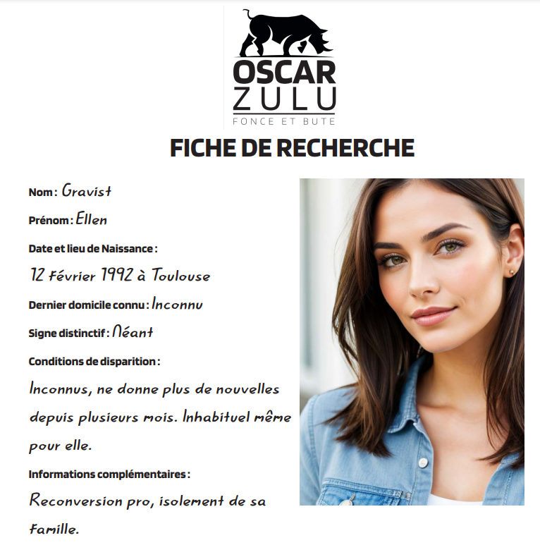 PDF de la fiche de disparition