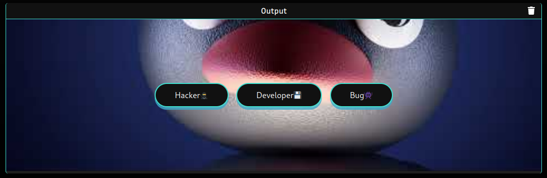 Custom background result